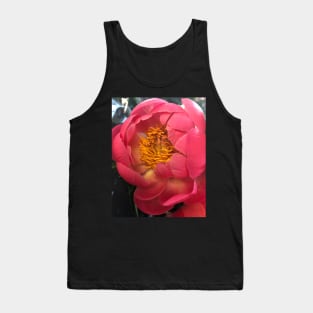 Outrageous Pink Peony Tank Top